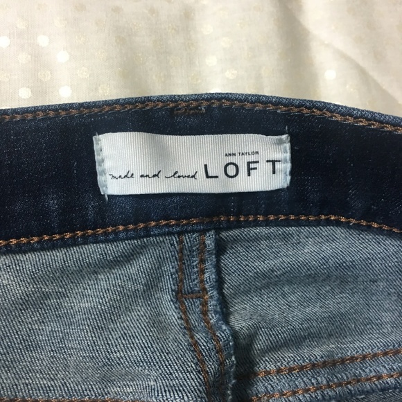 LOFT Dark  Skinny Legging   Size 27/4 - Picture 4 of 7